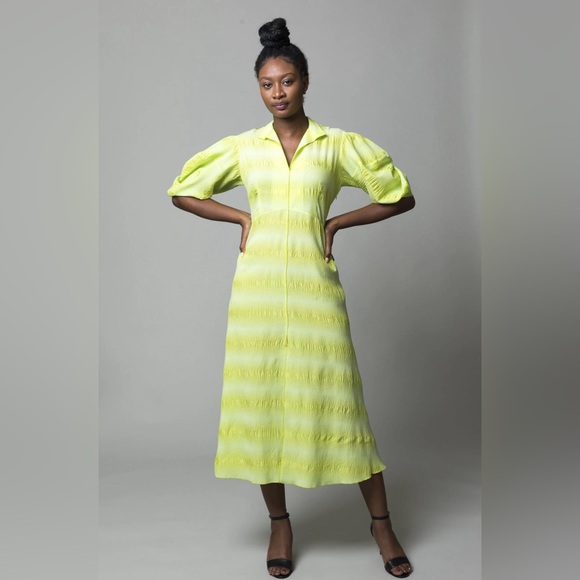 Rachel Comey Dresses & Skirts - RACHEL COMEY
AMPLUS DRESS - NEON YELLOW